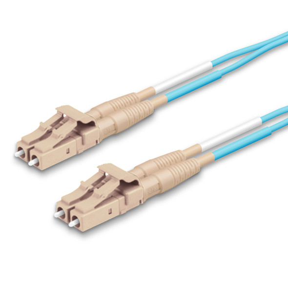 American Cable Assemblies #40180 LC UPC to LC UPC Duplex OM4 Multimode PVC (OFNR) 2.0mm Fiber Optic Patch Cable