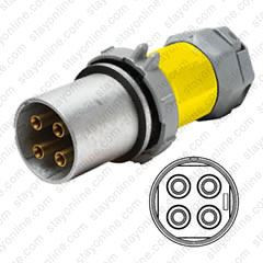 HUBBELL M5200PS1 AC Plug UL 1686 200a 600v Male Marine