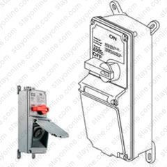 HUBBELL SE2730A Switched Enclosure preconfigured with L16-30 Receptacle