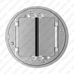 HUBBELL S1TFCAL SystemOne Cover Tile Aluminum Finish