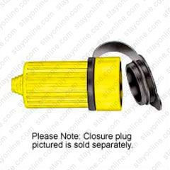 HUBBELL HBL60CM18 Cover for Straight Blade Connector to a Cord Yellow