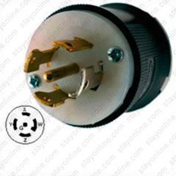 HUBBELL HBL2821 AC Plug NEMA L22-30 Male