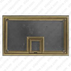 HUBBELL CFB11TBRS Box Cover Brass Tile