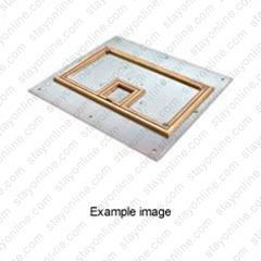 HUBBELL CFB7CVRBRS Box Cover Brass Carpet