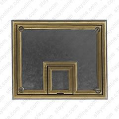 HUBBELL CFB7TBRS Box Cover Brass Tile