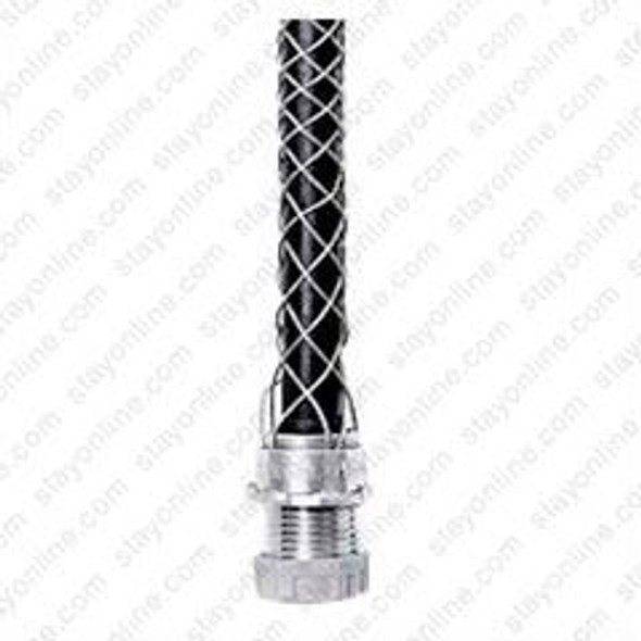 HUBBELL 073031215 Strain Relief Dustight Grip 2 1/2 Inch Thread 2.0-2.45 Inch Cable Insulated