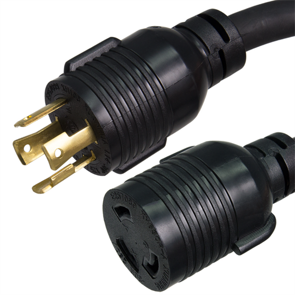 Iron Box IBX-4489 L14-30P to L6-30R Plug Adapter Power Cord | American Cable Assemblies