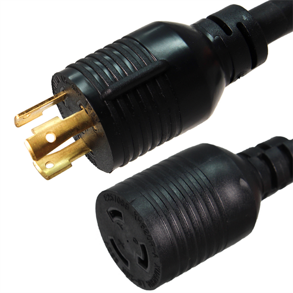 Iron Box IBX-1362 L6-30P to L6-20R Plug Adapter Power Cord | American Cable Assemblies