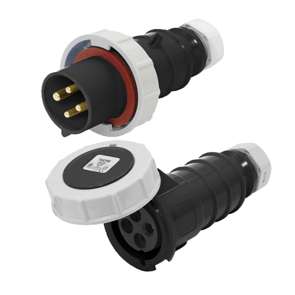 Iron Box IBX-41567-XX 5100P5W to 5100C5W Pin and Sleeve Extension Power Cable  Rated 100A, 600V, 3Ø | American Cable Assemblies