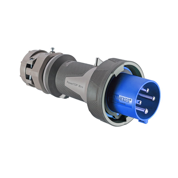 Iron Box ME360P6W 360P6W Plug   60A, 220V  250V 2-Pole / 3-Wire, IEC60309 | American Cable Assemblies