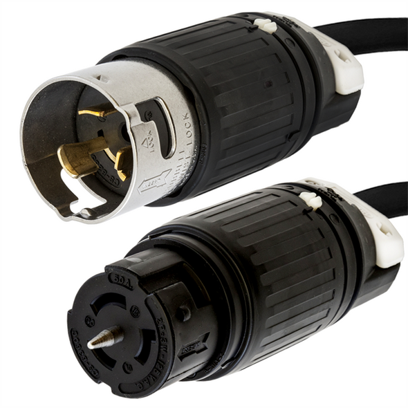 Iron Box IBX-7904-XX CS8265C to CS8264C Extension Cords, 50A, 250V, 6/3 SOOW | American Cable Assemblies