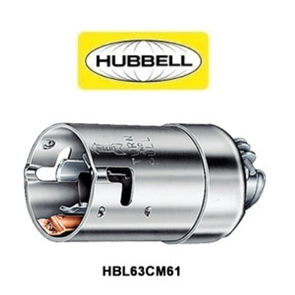 Iron Box HBL63CM61 Metallic Ca STD CS6361 125 volt 50 amp plug | American Cable Assemblies