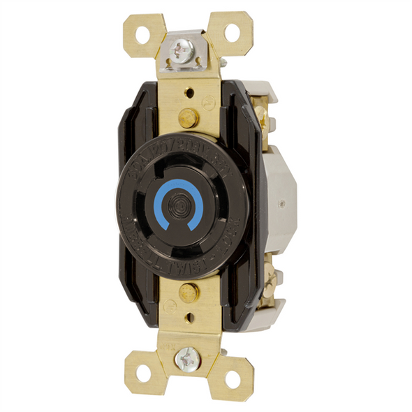 Iron Box HBL2750 Hubbell HBL2750 L18-30R Twist-Lock® Receptacle Rated for 30A 120/208V | American Cable Assemblies