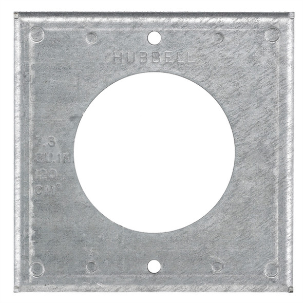 Iron Box HBL50SC Hubbell HBL50SC  Raised Receptacle Cover | American Cable Assemblies