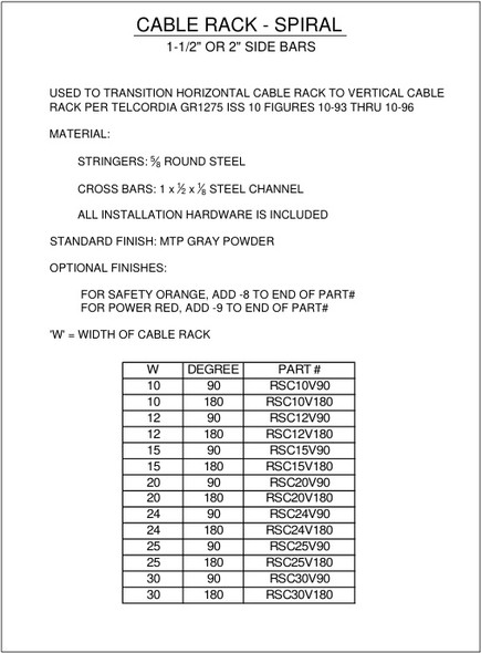 Moreng Telecom RSC12V90 Spiral Ca Rk | American Cable Assemblies