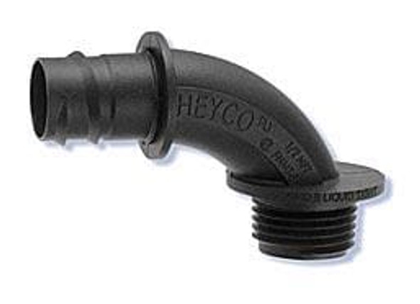 Heyco 8513 Conduit Fittings & Accessories HFC 3/4-90-TWIST GRAY | American Cable Assemblies