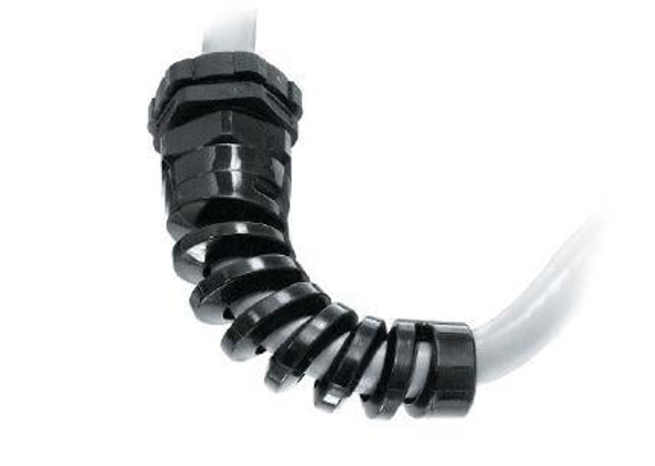 Heyco M4788 Cable Glands, Strain Reliefs & Cord Grips FLEX RLTCG PG-11 BLACK-NO NUT | American Cable Assemblies