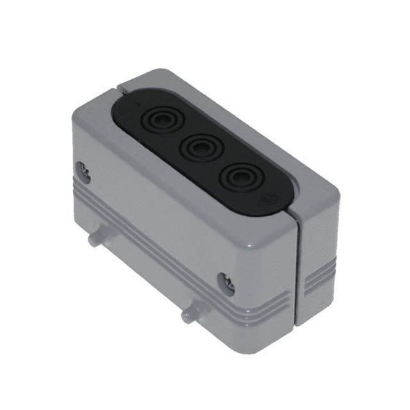 Mencom CYR-16.3 Standard, Accessory, size 77.27, split shell hood for pre-terminated cables, 4 Pegs, 3 entries | American Cable Assemblies