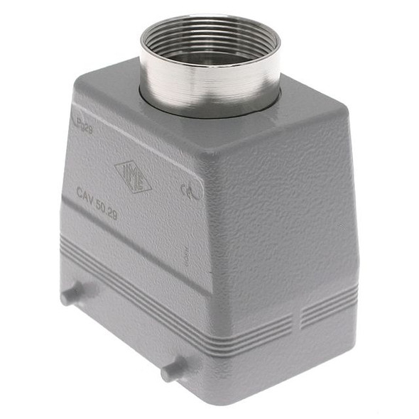 Mencom CAV-50.29 Standard, Rectangular Hood, size 66.40, 4 Pegs, Top PG29 cable entry, High Construction | American Cable Assemblies