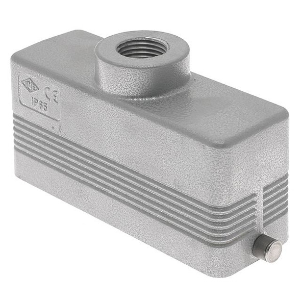 Mencom CHVT-24.4L Standard, Rectangular Hood, size 104.27, 2 Pegs, Top .5-NPT cable entry | American Cable Assemblies