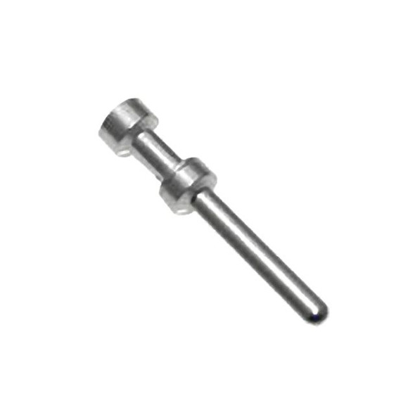 Mencom CCMA-1.0-C Male Crimp Contact Pin, Silver, 16amp, 18 awg (100 count) | American Cable Assemblies