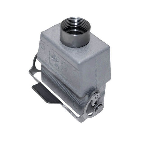 Mencom CZAV-15LG16 Standard, Rectangular Hood, size 49.16, IL-BRID Single latch, Top PG16 cable entry, High Construction | American Cable Assemblies