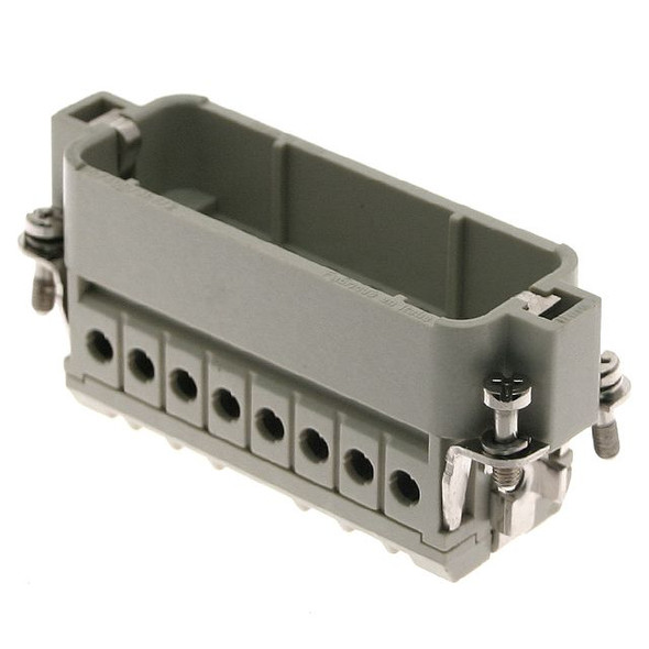 Mencom CDCM-16N Standard, CDC series, Male Rectangular Insert, size 66.16, 16 pin, 16 amp, Crimp, (numbered 17-32) | American Cable Assemblies