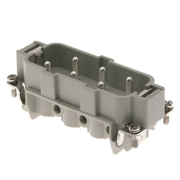 Mencom CPM-06 Standard, CP series, Male Rectangular Insert, size 77.27, 6 pin, 35 amp, Screw | American Cable Assemblies