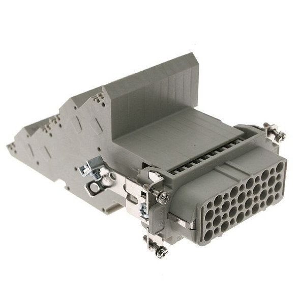 Mencom CTSF-40L Standard, CTS series, Female Rectangular Insert, size 77.27, 40 pin, 10 amp, Standard Spring Left ground | American Cable Assemblies