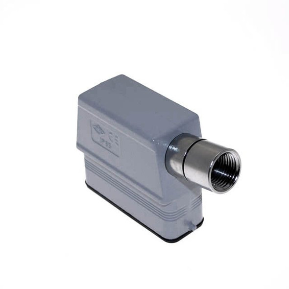 Mencom CZAOT-25.4L Standard, Rectangular Hood, size 66.16, 2 Pegs, Side .5-NPT cable entry, High Construction | American Cable Assemblies Mencom CZAOT-25.4L Standard, Rectangular Hood, size 66.16, 2 Pegs, Side .5-NPT cable entry, High Construction | American Cable Assemblies