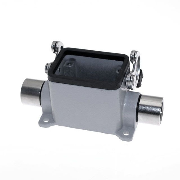 Mencom CHPT-06.4/2L Standard, Rectangular Base, Single Latch, Surface mount, size 44.27, 2 Side .5-NPT cable entries | American Cable Assemblies