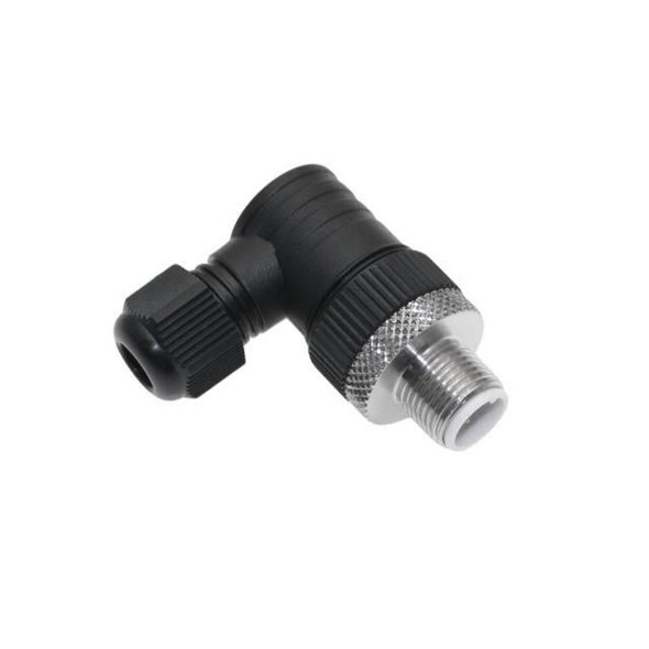 Mencom MEC-5MP-FW07-R MEC, Field Wireable, 5 Pole, Male Right Angle, 3-6mm, Nickel Plated Brass | American Cable Assemblies