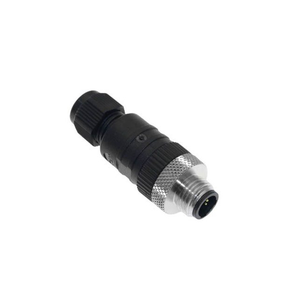 Mencom MAC-3MP-FW09 MAC, Field Wireable, 3 Pole, Male Straight, 4A, 6-8mm | American Cable Assemblies