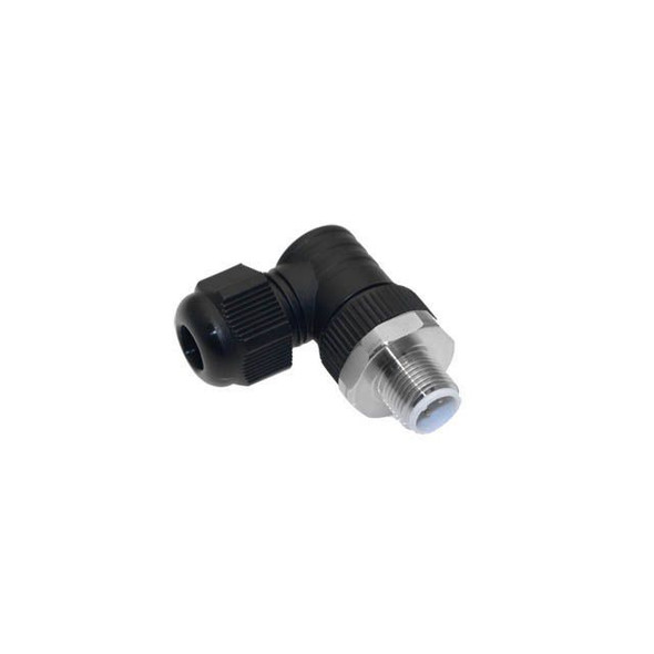 Mencom MDC-5MP-FW09-R-SS MDC, Field Wireable, 5 Pole, Male Right Angle, 4-8mm, Stainless Steel | American Cable Assemblies
