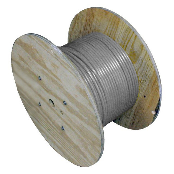 Mencom 10DDT01-0750 DeviceNet Trunk, Raw Spool Cable, 5 Pole, 15/18awg, Gray, PVC, 750 ft. | American Cable Assemblies