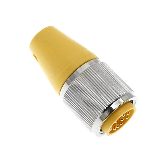 Mencom MIN-8MP-DP6 MIN Size II, Dummy plug, 8 Pole, Male Straight, 5A, Pin 5 to Pin 6, Pin 7 to Pin 8 | American Cable Assemblies