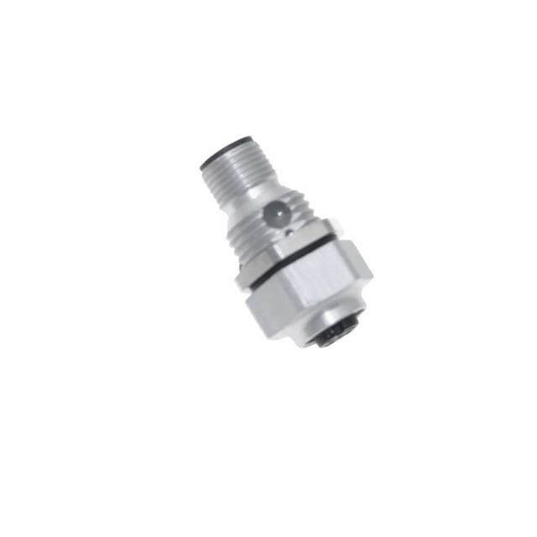 Mencom MDC-8MFR-TM MDC, Receptacle, 8 Pole, Male Straight / Female Straight Thru-mount, 2A, M16, Aluminum Clear Anodized | American Cable Assemblies