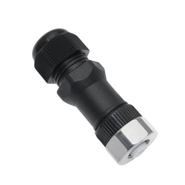 Mencom MDC-4FP-FW11-SS MDC, Field Wireable, 4 Pole, Female Straight, 5-10mm, Stainless Steel | American Cable Assemblies