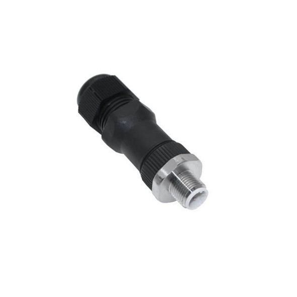 Mencom MDC-8MP-FW11-SS MDC, Field Wireable, 8 Pole, Male Straight, 5-10mm, Stainless Steel | American Cable Assemblies