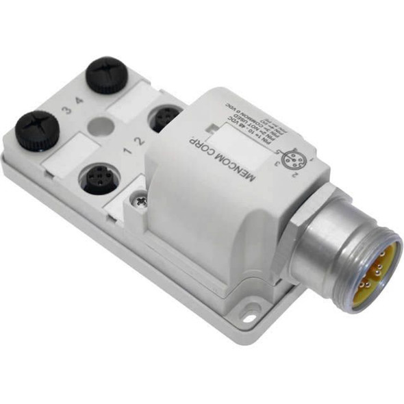 Mencom JDC-44N-212-M000 JDC Junction Blocks, 4 Pin, 4 Port, NPN, MIN Size III Home Run Connector | American Cable Assemblies