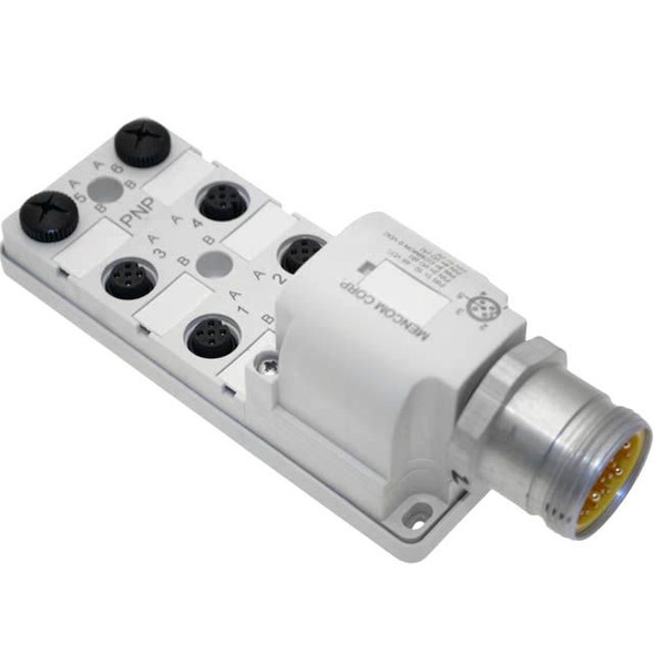 Mencom JDC-64N-209-M000 JDC Junction Blocks, 4 Pin, 6 Port, NPN, MIN Size III Home Run Connector | American Cable Assemblies