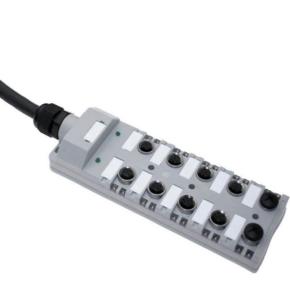 Mencom JDC-04P-213-C050 JDC Junction Blocks, 4 Pin, 10 Port, PNP, 5 Meters of Home Run Cable | American Cable Assemblies