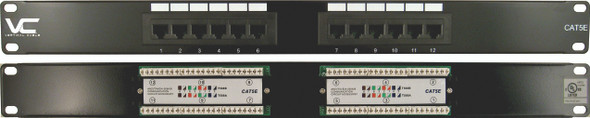 CAT5E 12 PORT 110-IDC PATCH