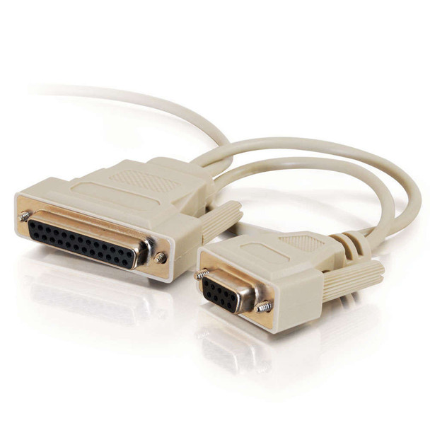 6ft DB9F TO DB25F SERIAL LAPLINK CABLE - 02897 *Discontinued*