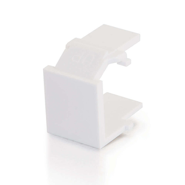 SNAP-IN BLANK KEYSTONE MODULE WHT - 03820