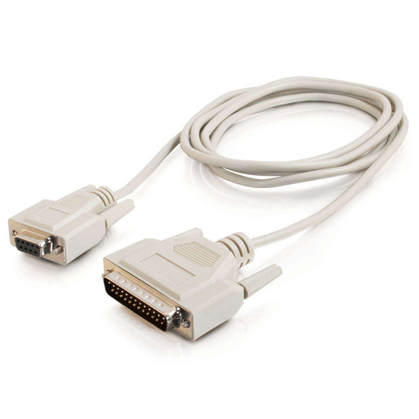 25ft DB9F TO DB25M MODEM CABLE - 09445