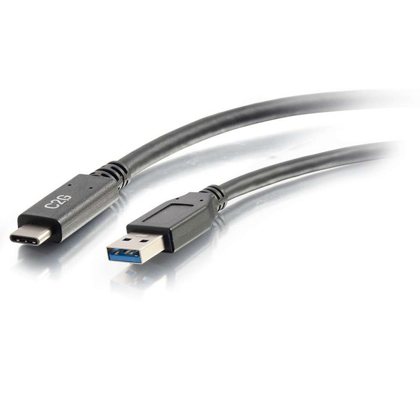 3ft USB 3.0 USB-C TO USB-A M/M BLK - 28831