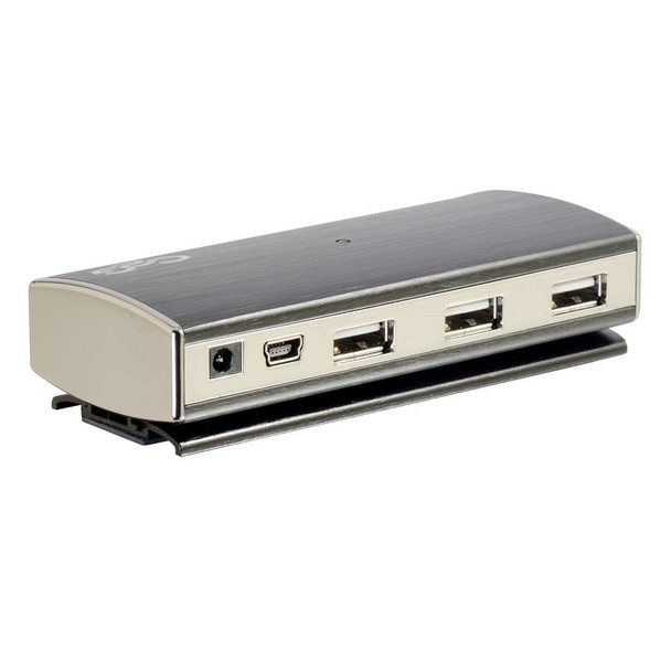 USB 2.0 ALUMINUM HUB 7-PORT W BASE - 29509