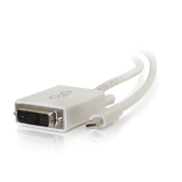 10ft C2G Mini DisplayPort M to DVI M WHIE - 54339