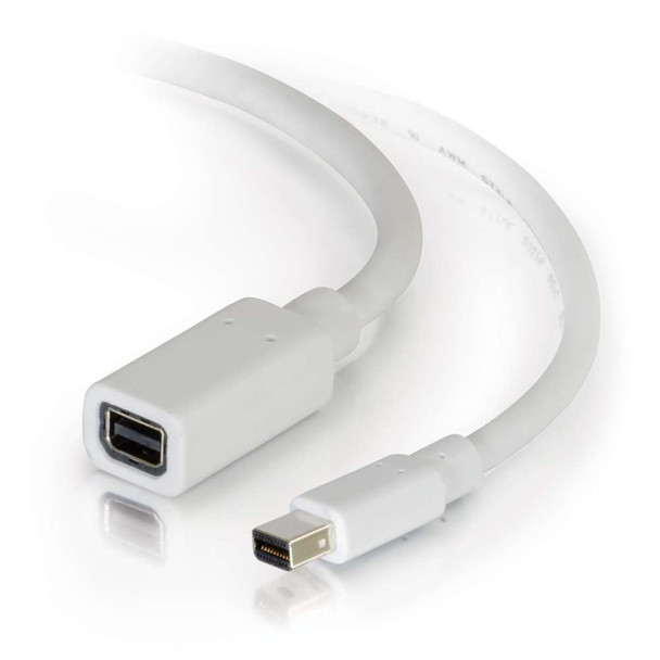 3ft C2G Mini DisplayPort Cable M/F WH - 54413